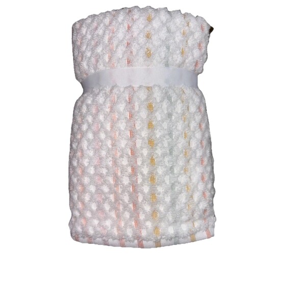 Kassaspa Multicolor Striped Hand Towels Set of 2 NEW Fast Shipping - Picture 4 of 4